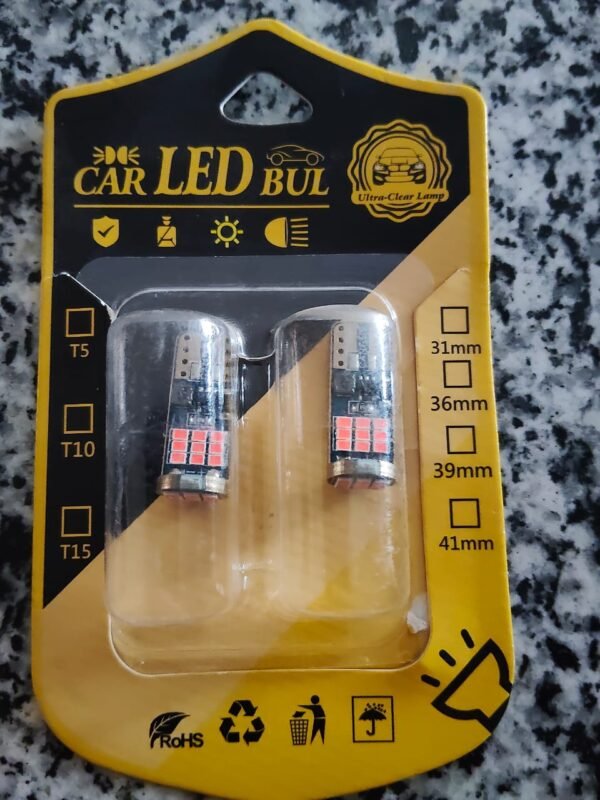 CAR LAMP - t10 احمر